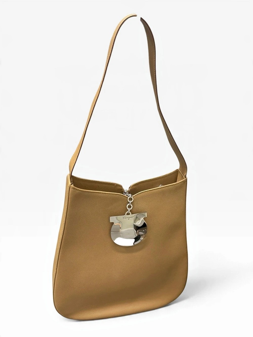 Authentic Salvatore Ferragamo Gancini Hobo/Shoulder bag
